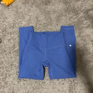 Lululemon Wunder Train Blue Leggings